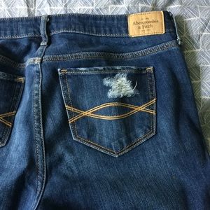 Abercrombie and Fitch distressed jeans